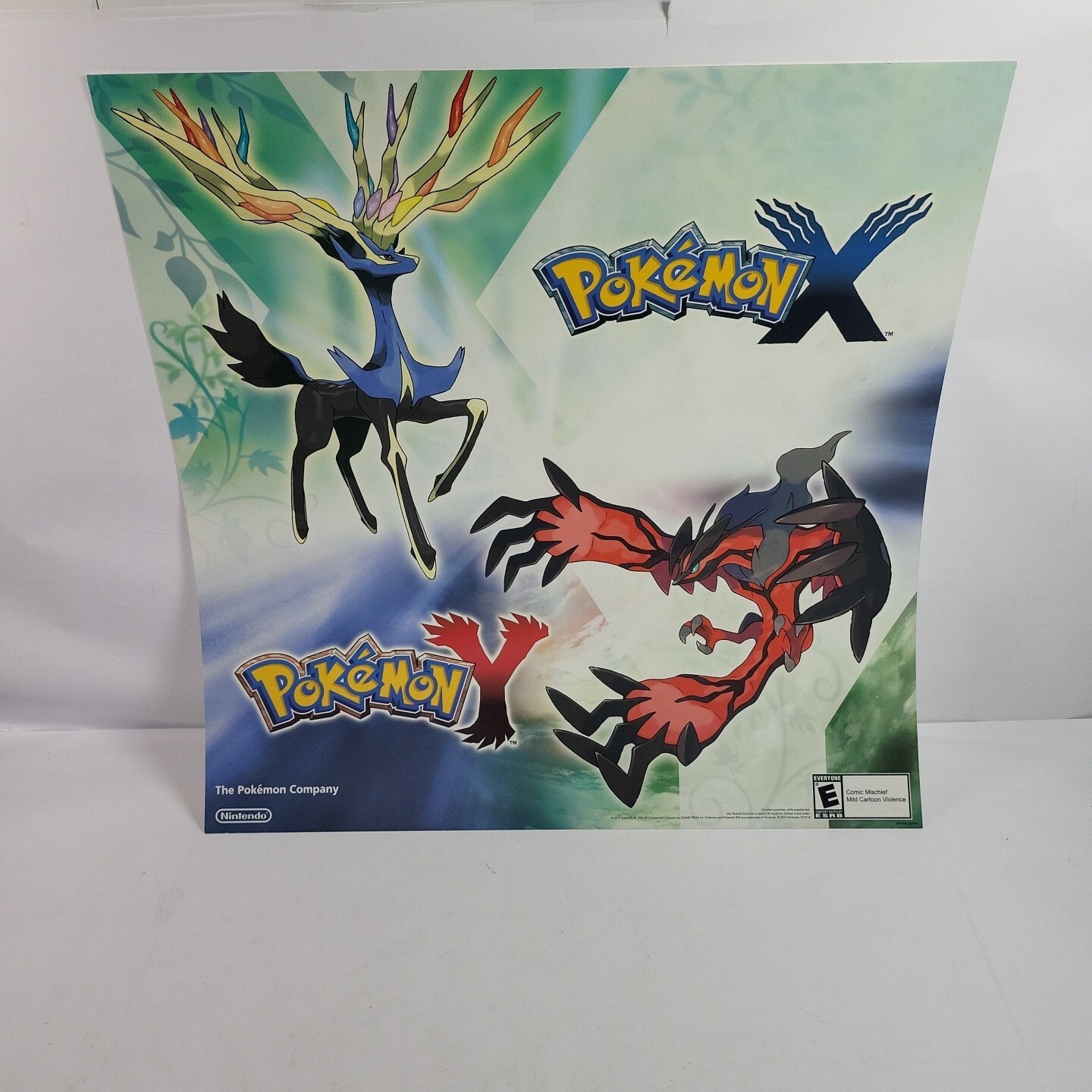 Nintendo 2013 Pokemon Y Pokemon X poster Nintendo 2013 Pokemon Y Pokemon X poster