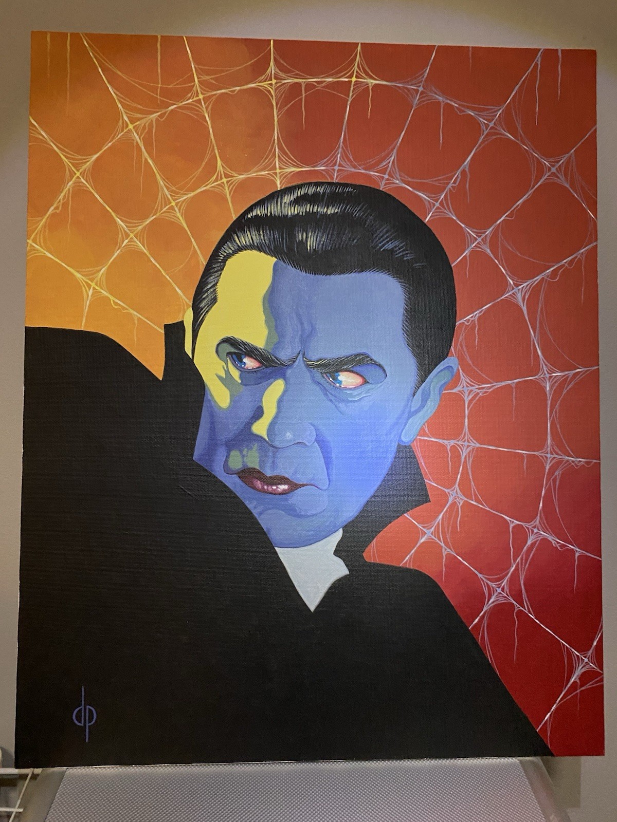 DRACULA Original Art Painting 16X20 Bela Lugosi Acrylics Universal Monsters 2006 DRACULA Original Art Painting 16X20 Bela Lugosi Acrylics Universal Monsters 2006