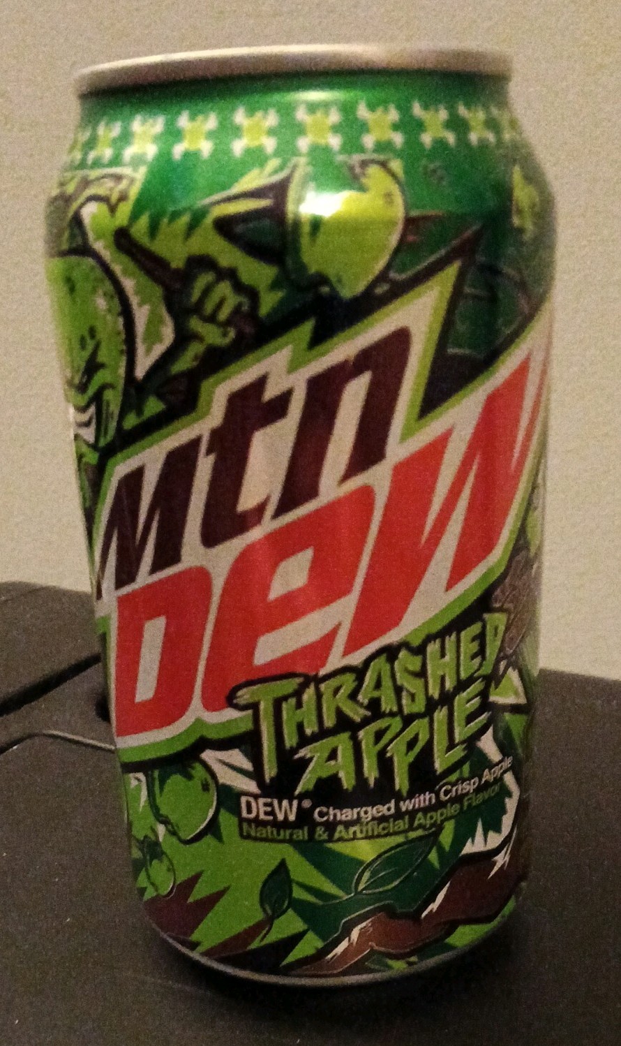 One 12oz Can of Mountain Dew Thrashed Apple - Kroger Exclusive - (1 can of soda)