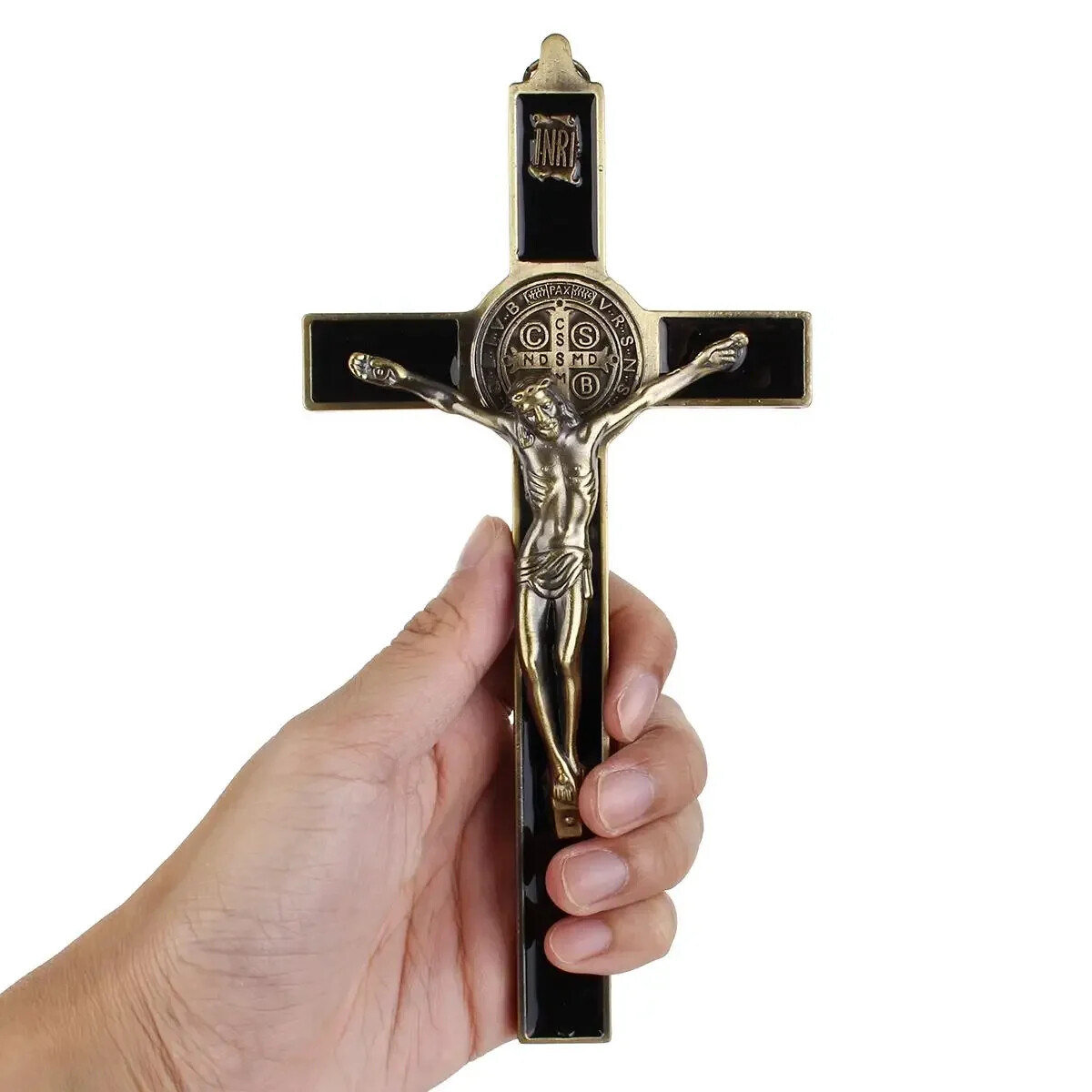 7.7 x 3.7'' Wall Crucifix Cross Jesus Christ Religious Saint Jesus Christ Decor 7.7 x 3.7'' Wall Crucifix Cross Jesus Christ Religious Saint Jesus Christ Decor