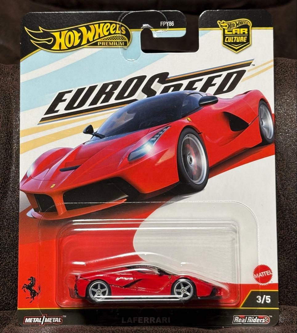Hot Wheels Eurospeed Laferrari Red Factory Set Ver. #7ee4bb
