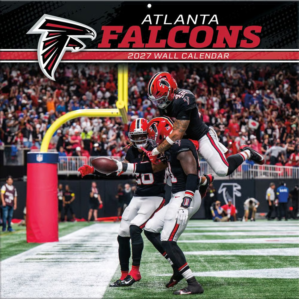 Turner Licensing, NFL Atlanta Falcons 2027 Wall Calendar Turner Licensing, NFL Atlanta Falcons 2027 Wall Calendar