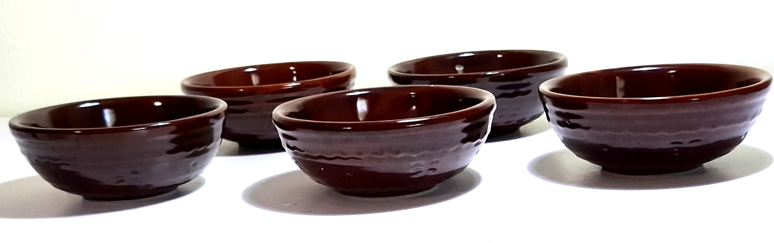 Vtg Marcrest Daisy & Dot Cereal Bowls Set of 5 (4 Great +1 Bonus) Soup Stoneware Vtg Marcrest Daisy & Dot Cereal Bowls Set of 5 (4 Great +1 Bonus) Soup Stoneware