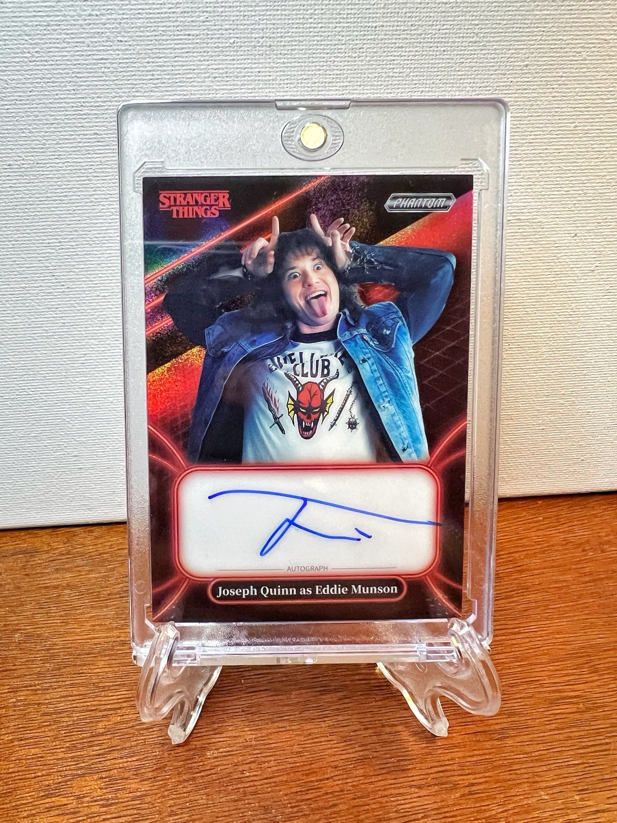 2026 Kakawow Phantom JOSEPH QUINN On-Card Auto #/99 Eddie Munson Stranger Things