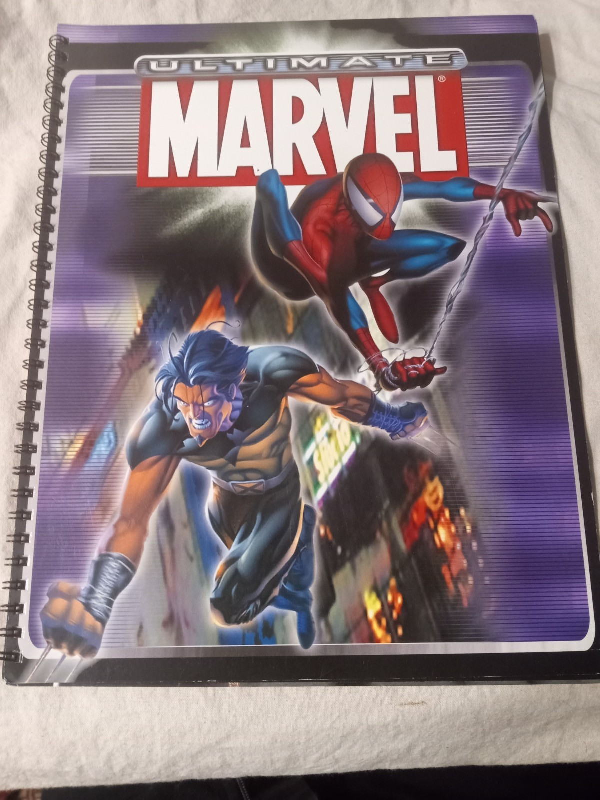 Ultimate Marvel Spider-Man X-Men First Appearance Promo Book 8 1/2 x 11 2000 NM Ultimate Marvel Spider-Man X-Men First Appearance Promo Book 8 1/2 x 11 2000 NM