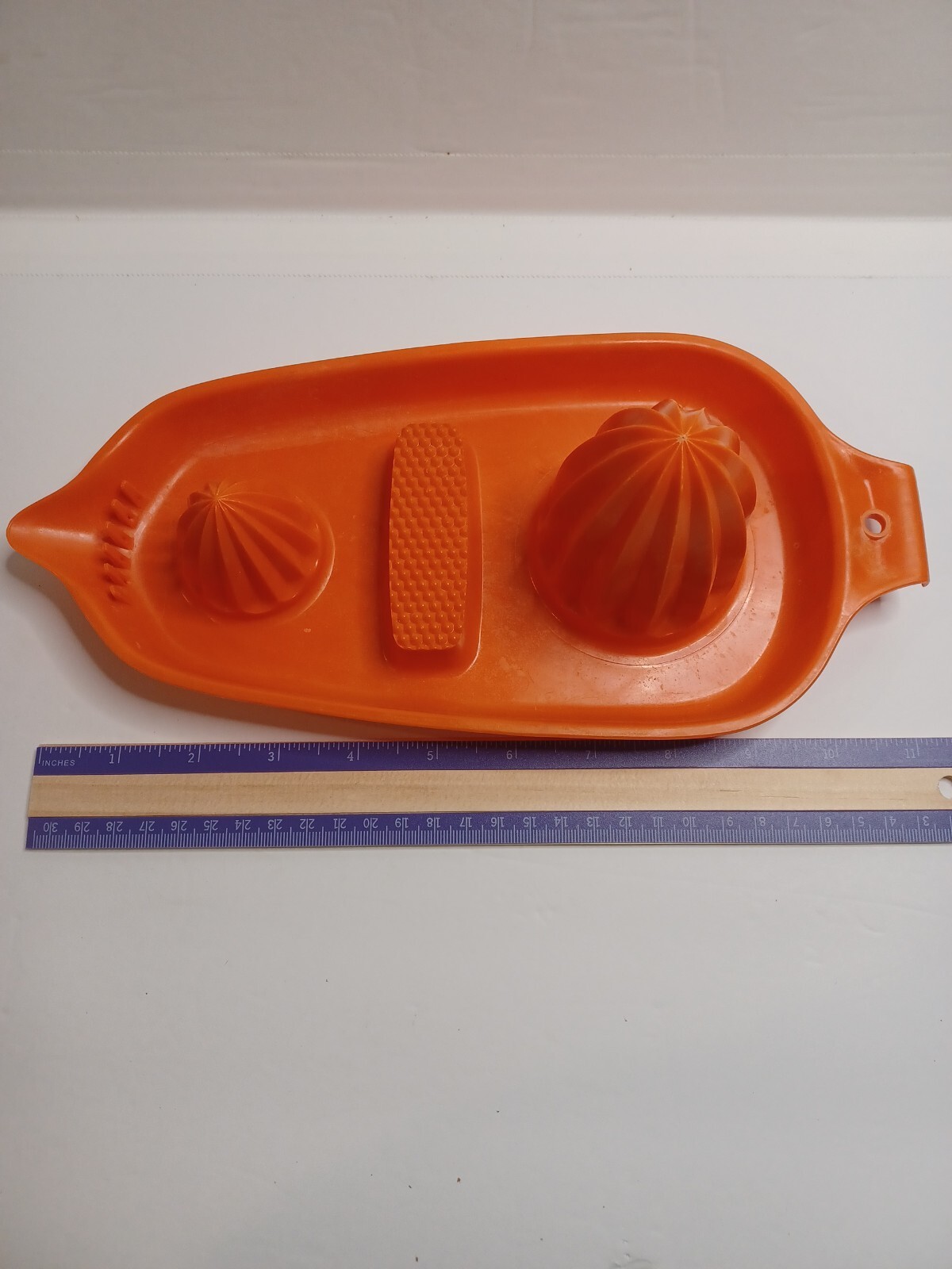 Vintage Hutzler Double Juicer Squeezer Reamer Double Item #55 Orange 1970
