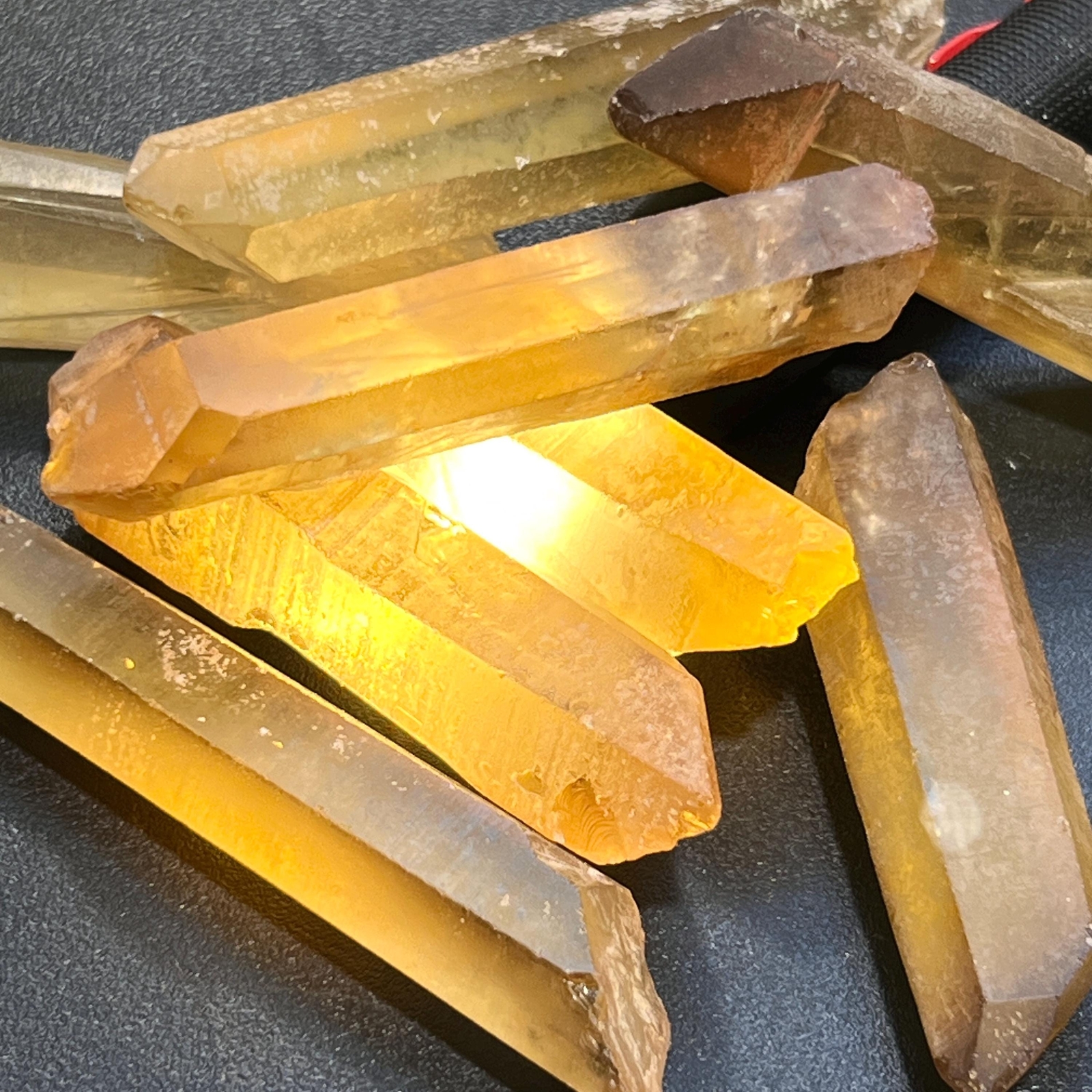 Citrine Crystal Points Extra Large (Untreated) Natural (2-4 Inches) Citrine Crystal Points Extra Large (Untreated) Natural (2-4 Inches)
