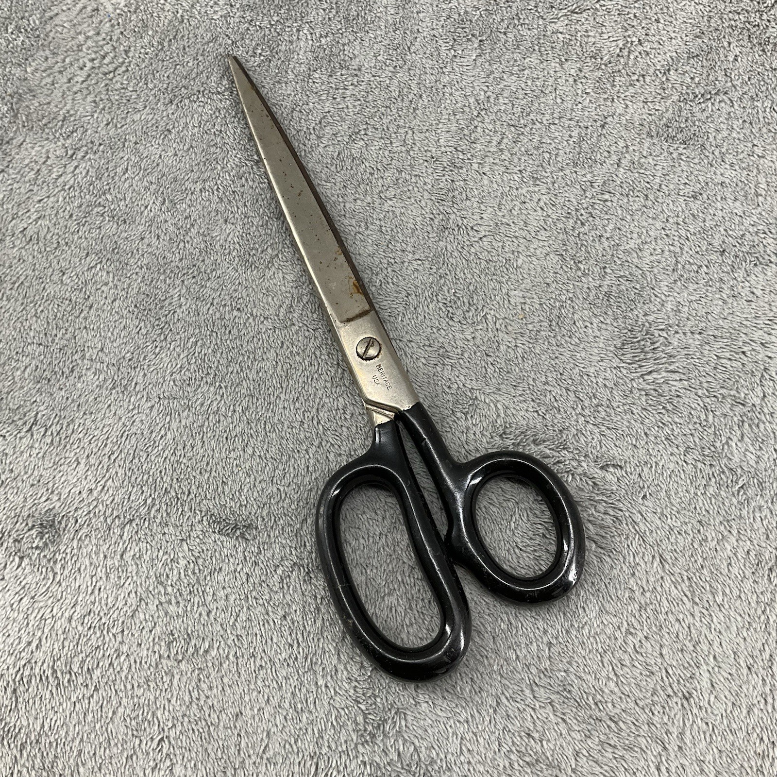 Vintage Meritage Scissors Black Handle American Made