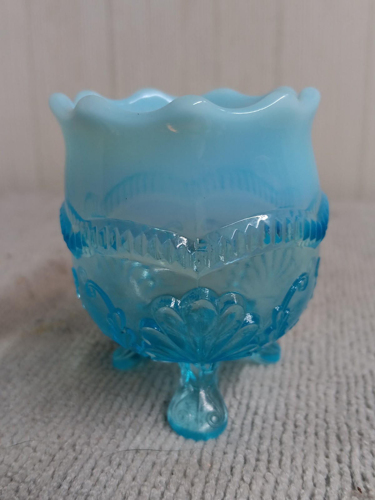 Model Flint Manila Opalescent Blue Toothpick