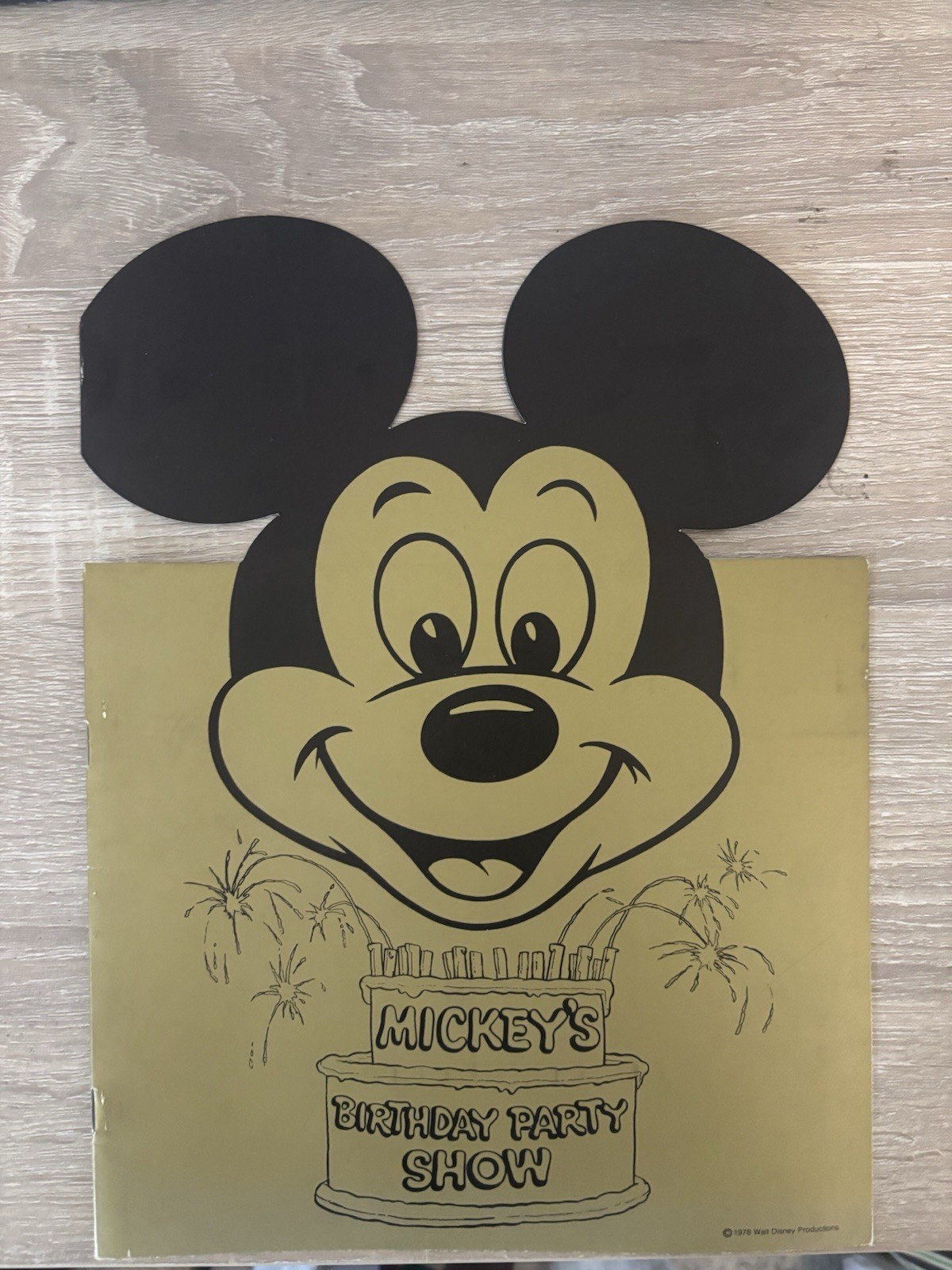 Vintage 1978 Mickey’s Birthday Disney Promo Pressbook 50th Anniversary