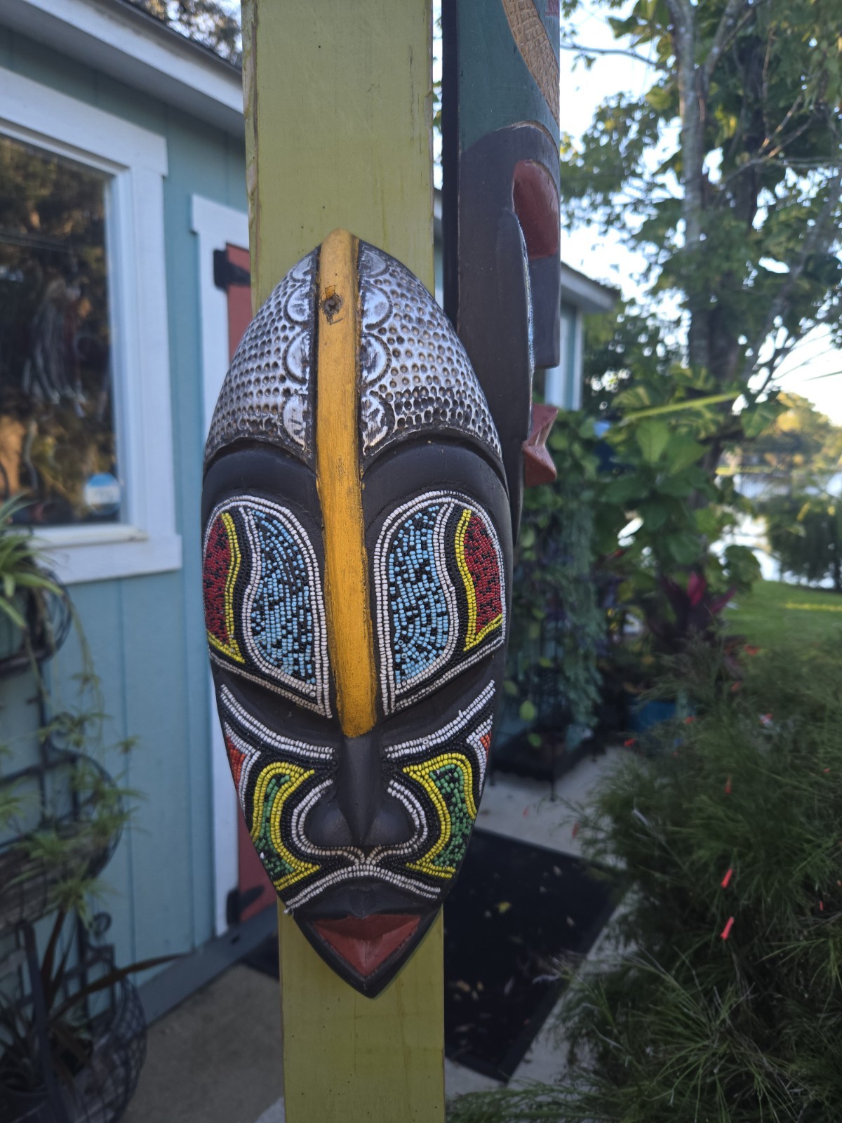 ZULU African Handmade Beaded MASKS ZULU African Handmade Beaded MASKS