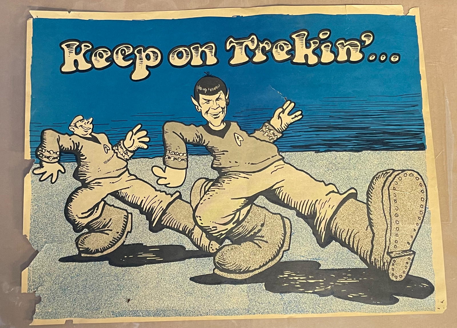 Super Rare Vintage Star Trek Keep on Trekin\' 18\