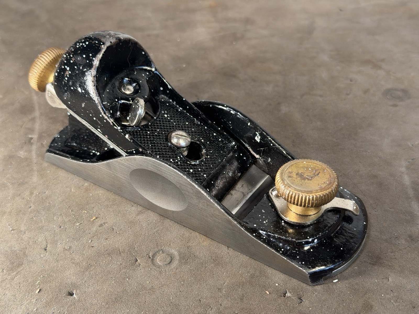 Stanley 9 1/2 -  G12-020 Adjustable Mouth Block Plane Made in England -Nice