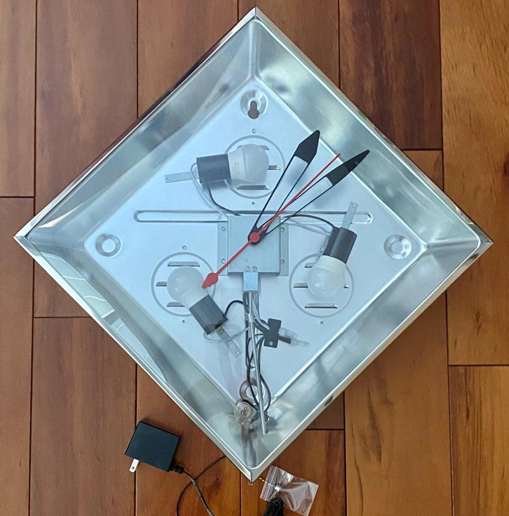 NEW Pam Style Clock Can Motor Hands Lights Bezel Trim Ring, Outer Dome Glass