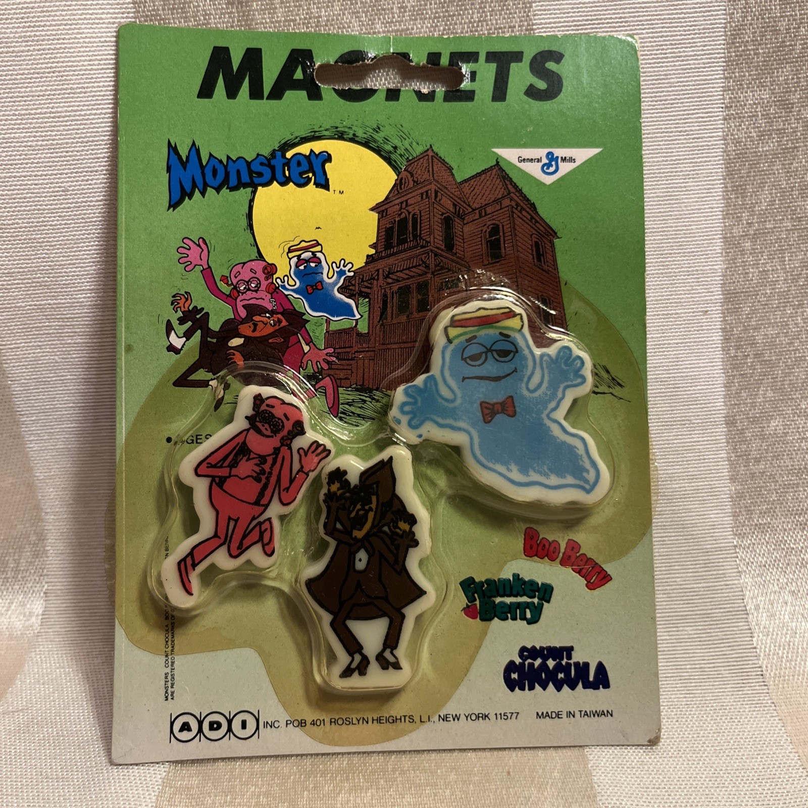 Frankenberry Boo Berry Count Chocula ADI Monster Magnets Set MOC Frankenberry Boo Berry Count Chocula ADI Monster Magnets Set MOC