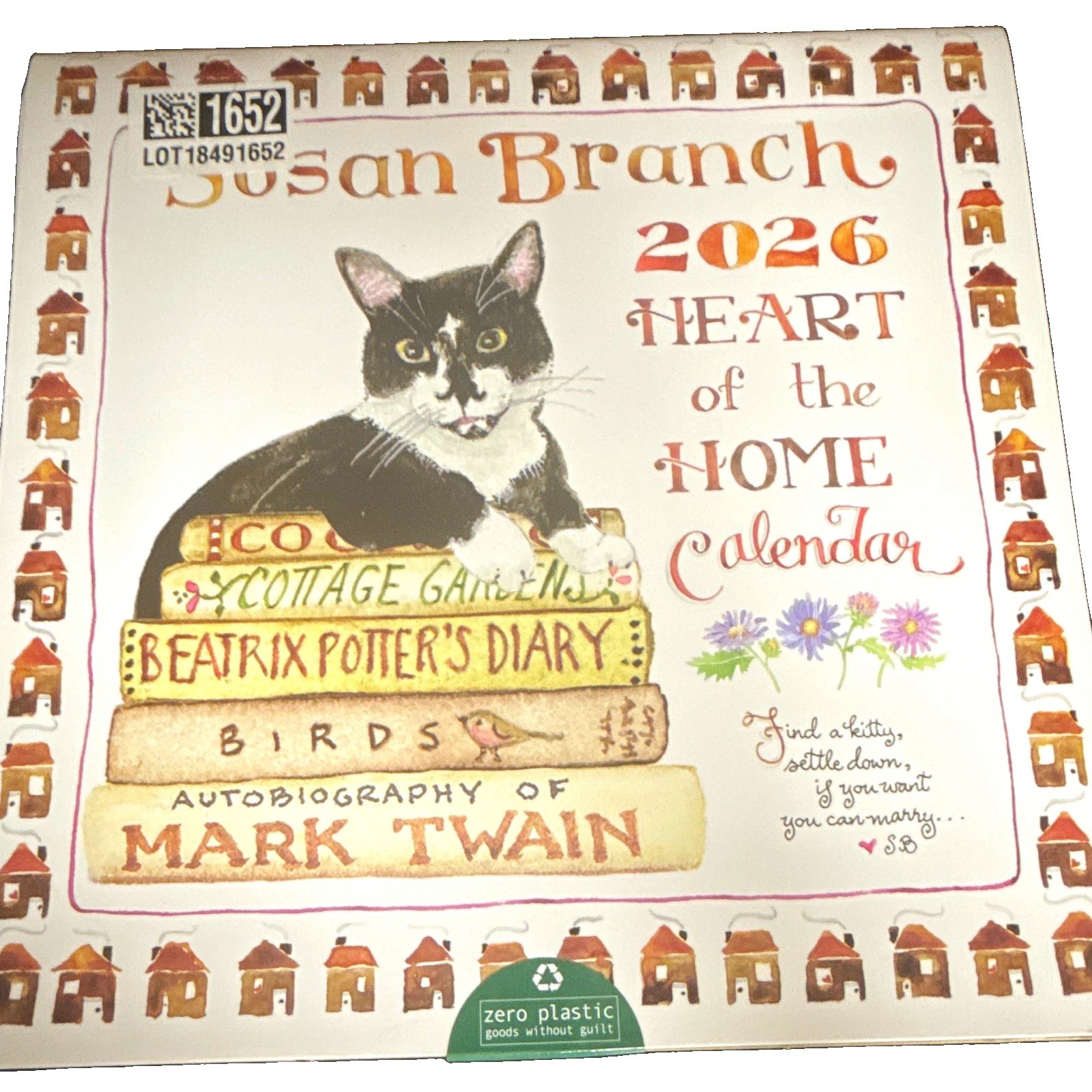 Susan Branch 2026 Heart of the Home Calendar - Zero Plastic