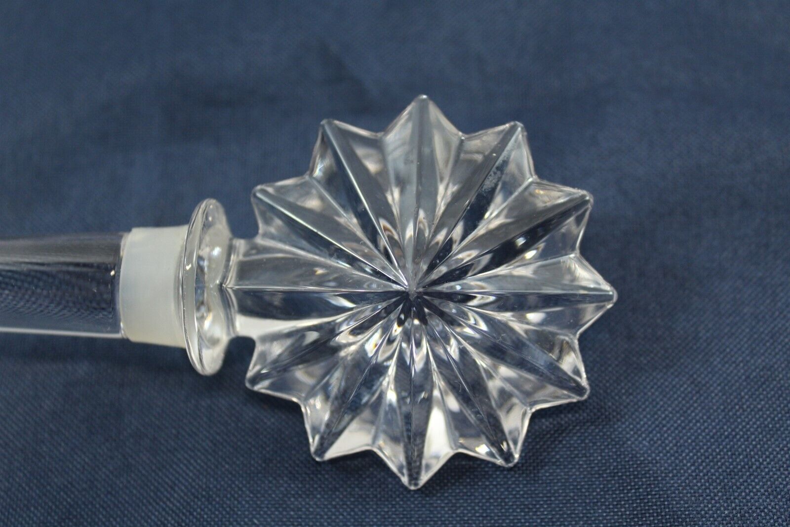 Vintage Waterford Crystal Bottle Stopper Starburst Top