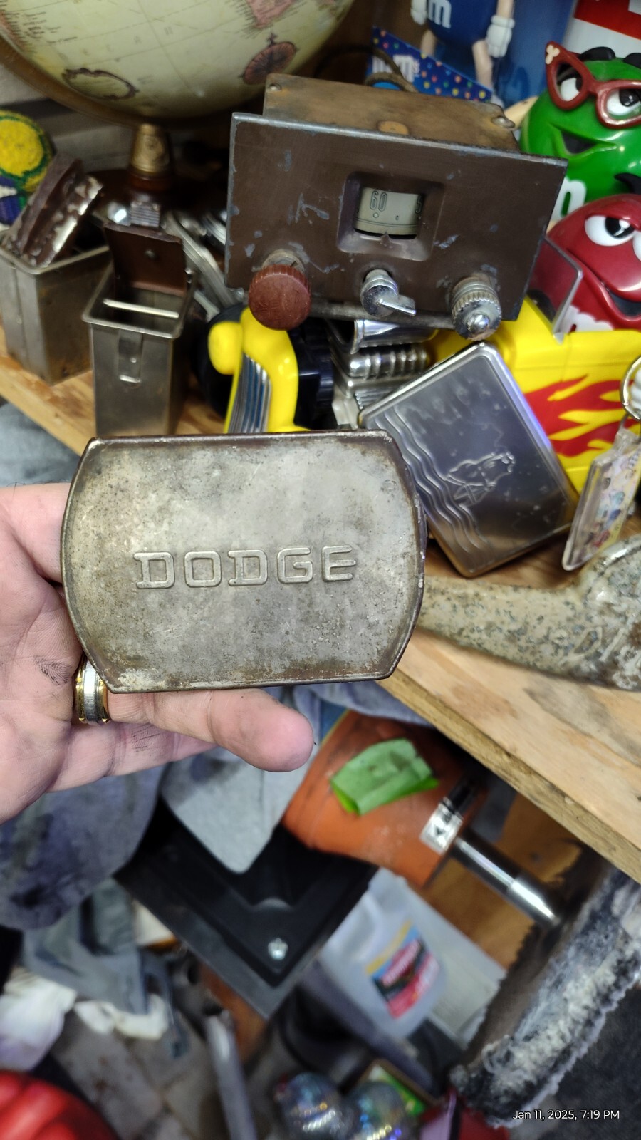 1937 DODGE CASH DASH RADIO DELETE PLATE ORIGINAL COUPE SEDAN CONVERTIBLE