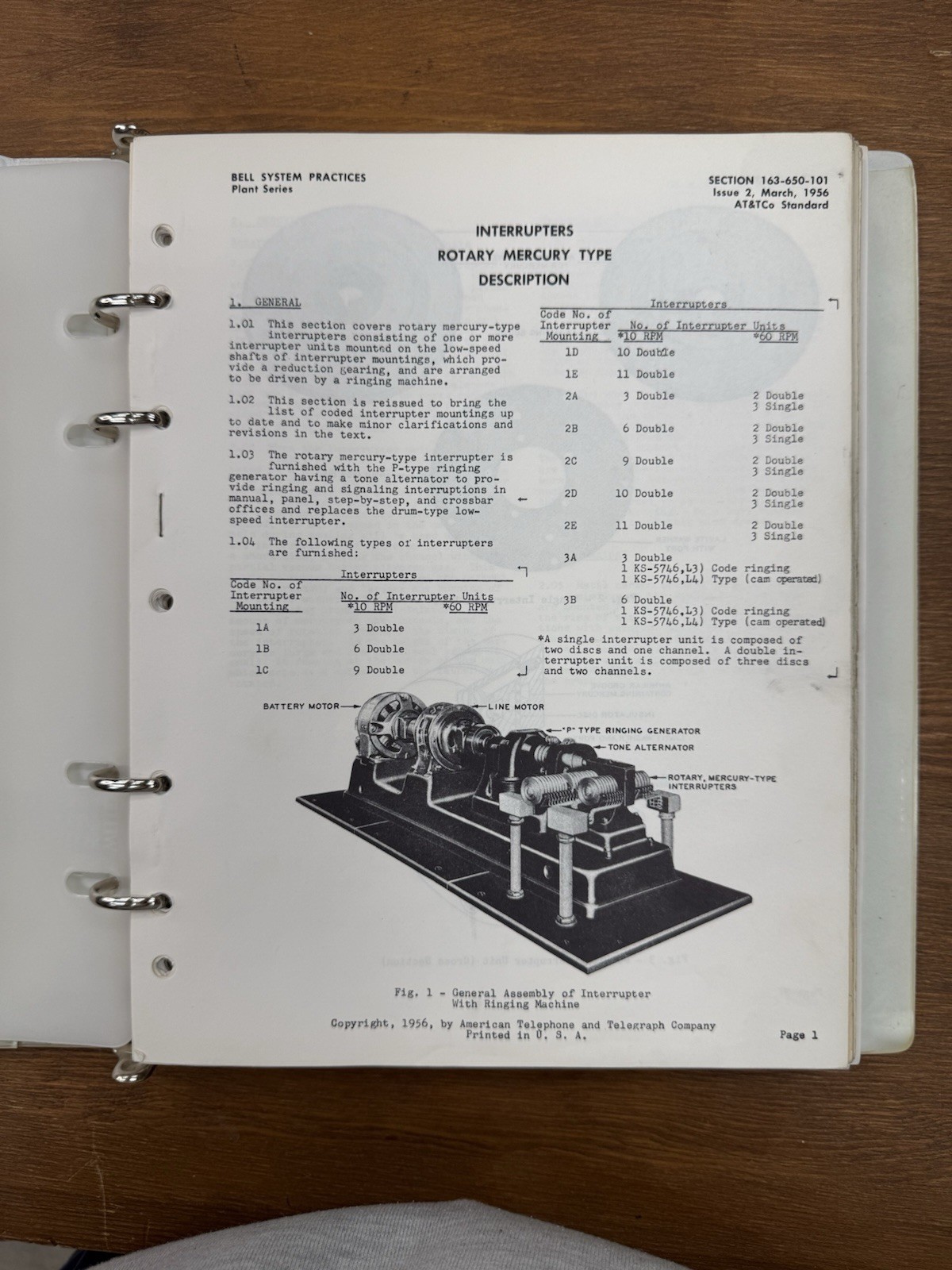 Vintage 60s/80s AT&T Bell System Practices Technical Manuals ESS Batteries Power