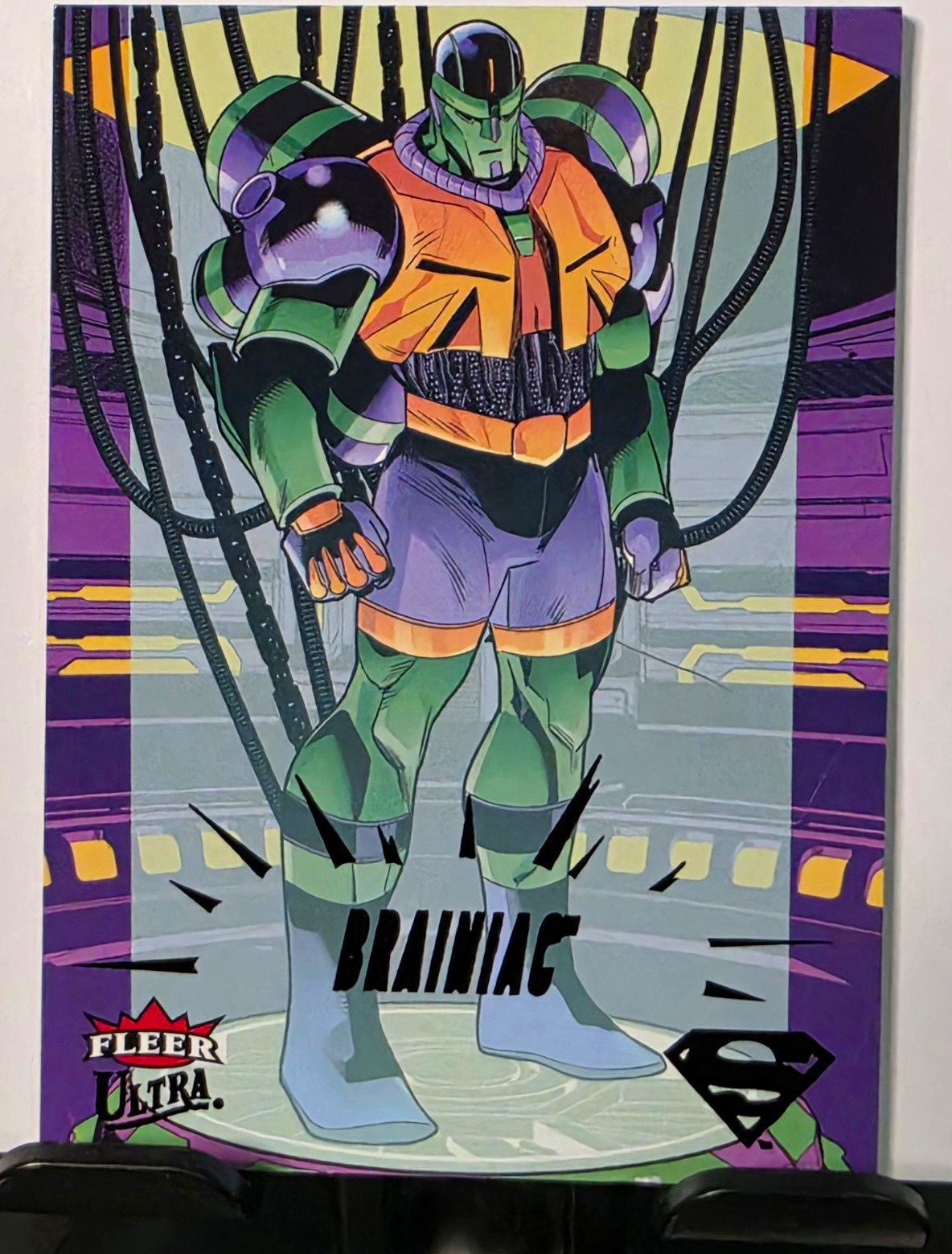 2025 Fleer Ultra Superman #54 Brainiac Black Parallel 🔥74/75🔥 2025 Fleer Ultra Superman #54 Brainiac Black Parallel 🔥74/75🔥