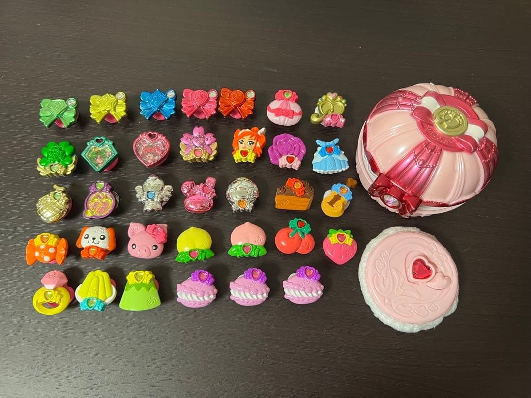 Glitter force Smile Precure Girls Toy Set Pact Compact Charm Decor Pretty Cure