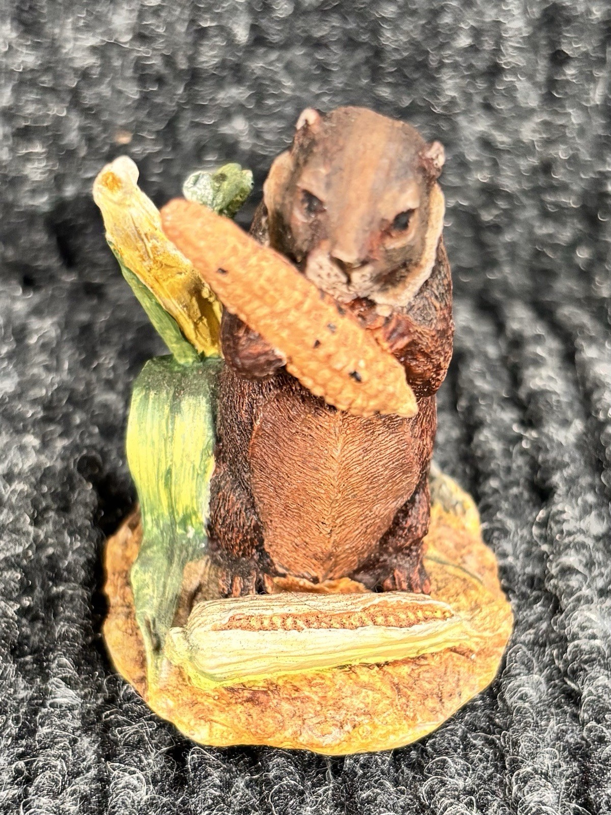 Franklin Mint Woodchuck Groundhog Miniature Figurine 1986 Elfie Harris Franklin Mint Woodchuck Groundhog Miniature Figurine 1986 Elfie Harris