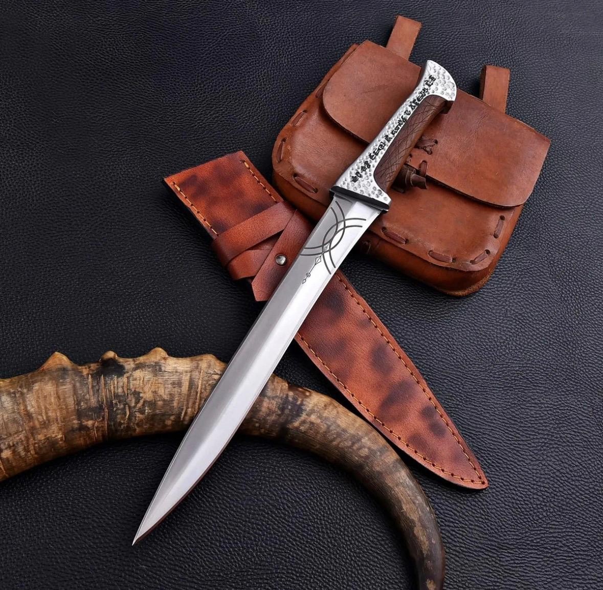 Handmade Dune Movie Knife Paul Atreides Crysknife Replica | D2 Steel Knife Prop Handmade Dune Movie Knife Paul Atreides Crysknife Replica | D2 Steel Knife Prop