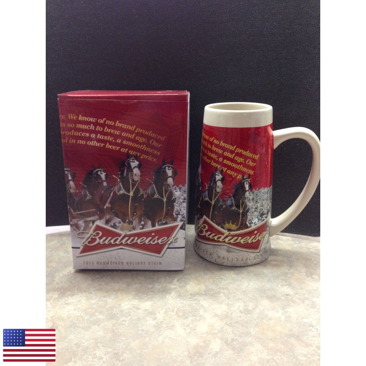 2013 Budweiser Holiday Stein