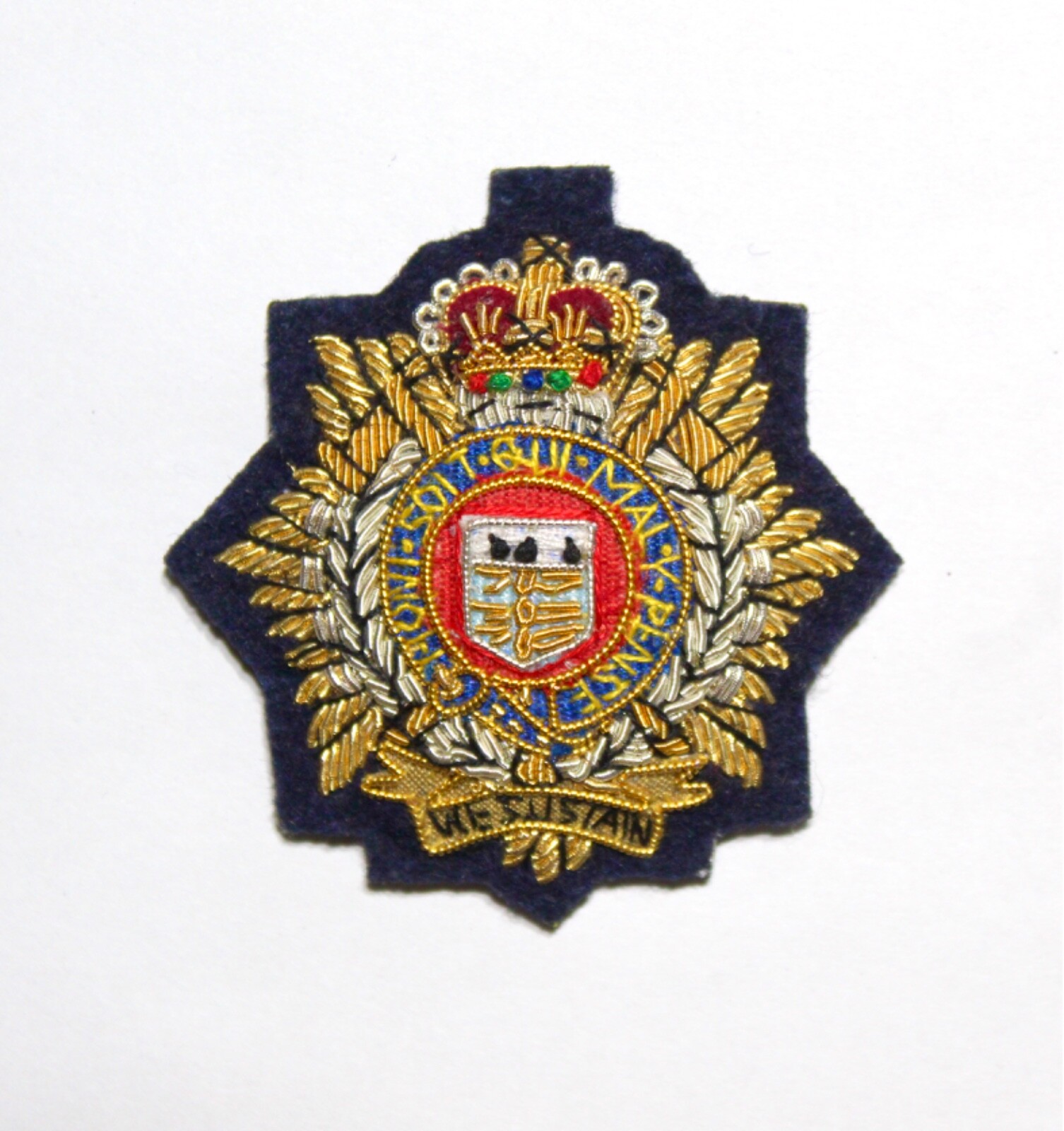 Royal Logistic Corps - RLC Bullion Embroidered Beret Badge for UK Army