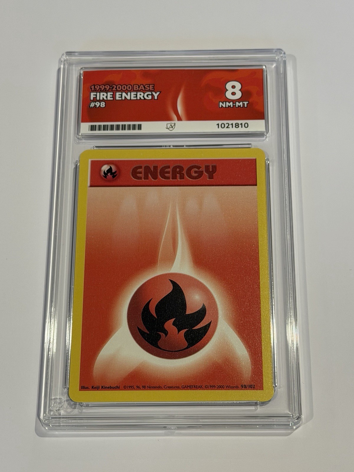 1999-2000, Fire Energy, #98, Base, ACE 8