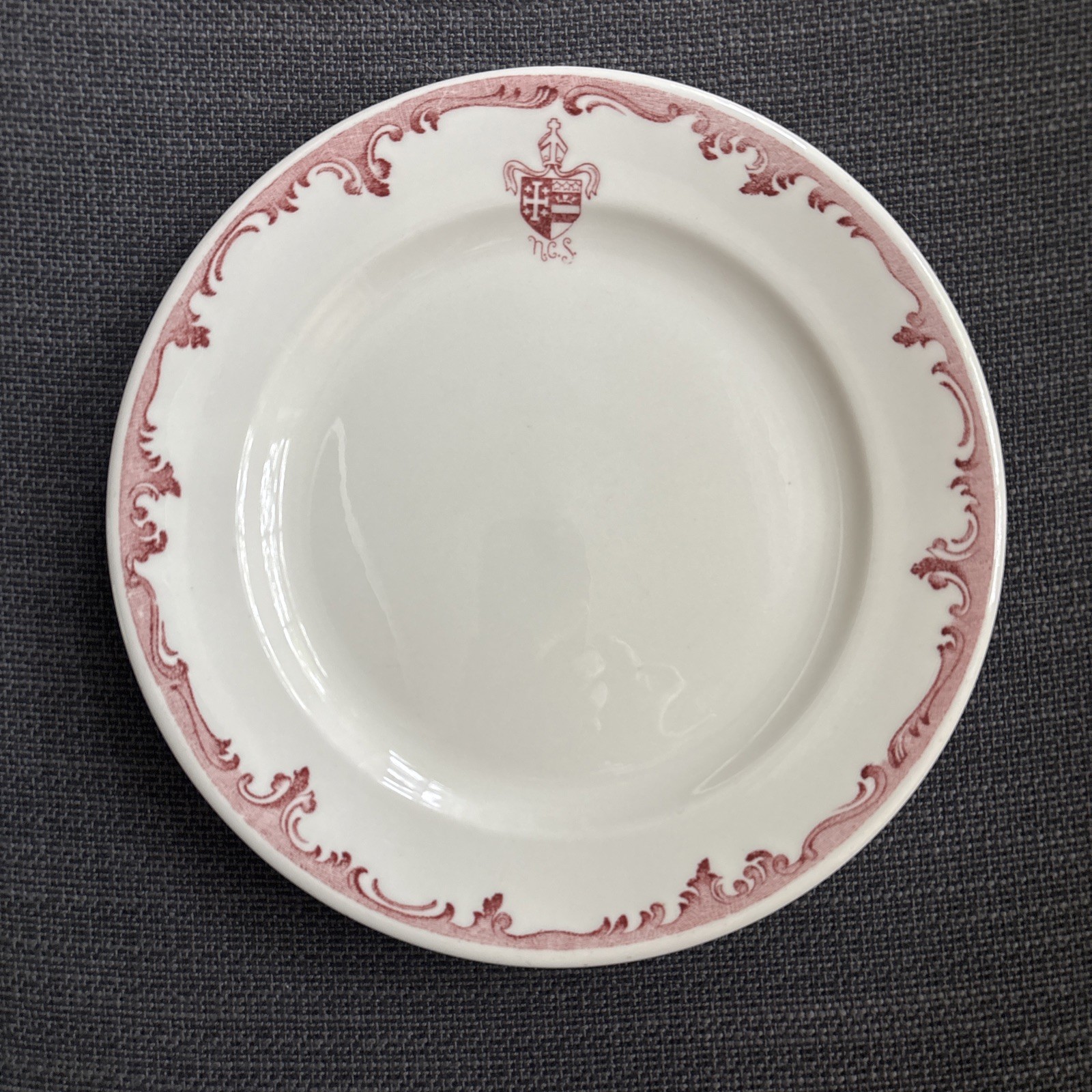 1950s National Cathedral School Washington DC 9” dining hall plate 1950s National Cathedral School Washington DC 9” dining hall plate