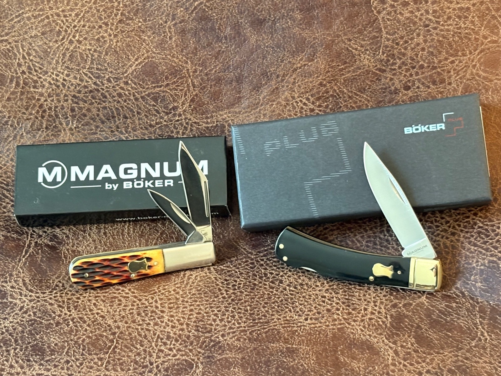 Two Boker Pocket Knives - Barlow and Lockback