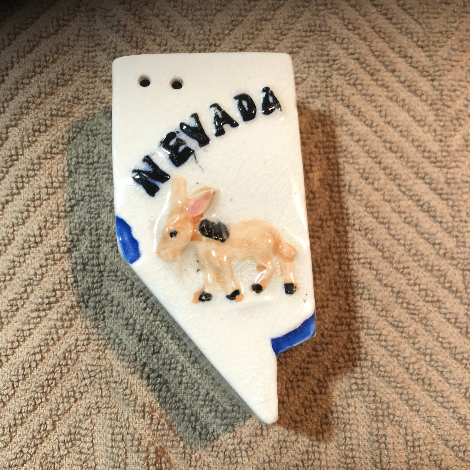 Vintage Pal Mar NEVADA State Shaped Salt or Pepper Shaker