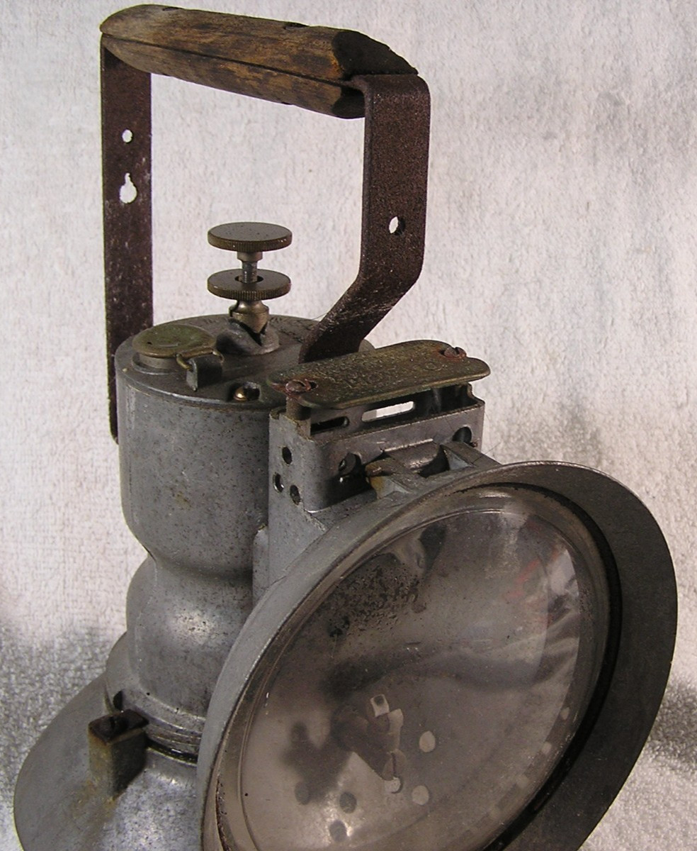 Antique Union Carbide Oxweld Model A Carbide Railroad Inspector Lamp UNTESTED 