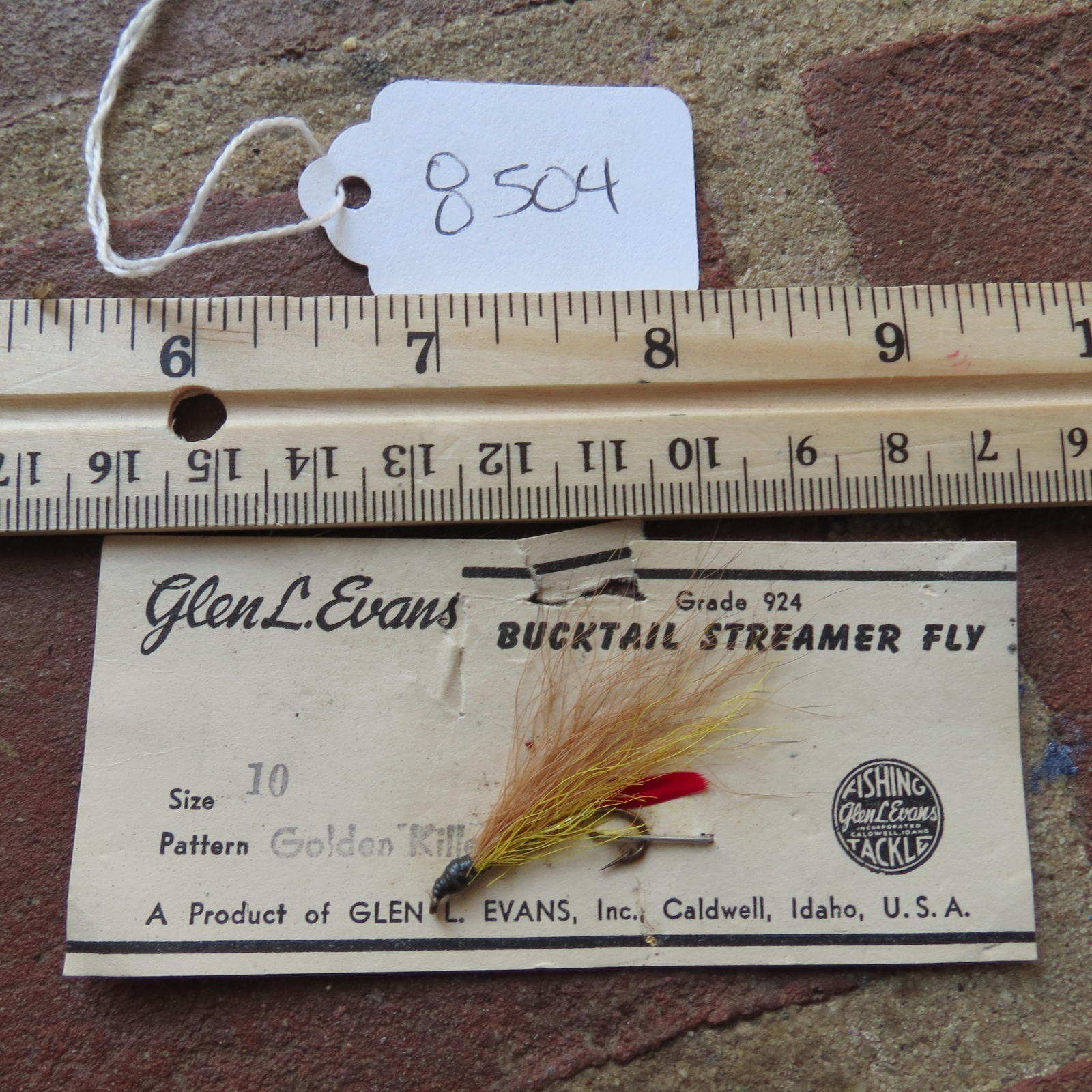Glen L Ebans Bucktail Stream fly fishing lure (lot#8504)