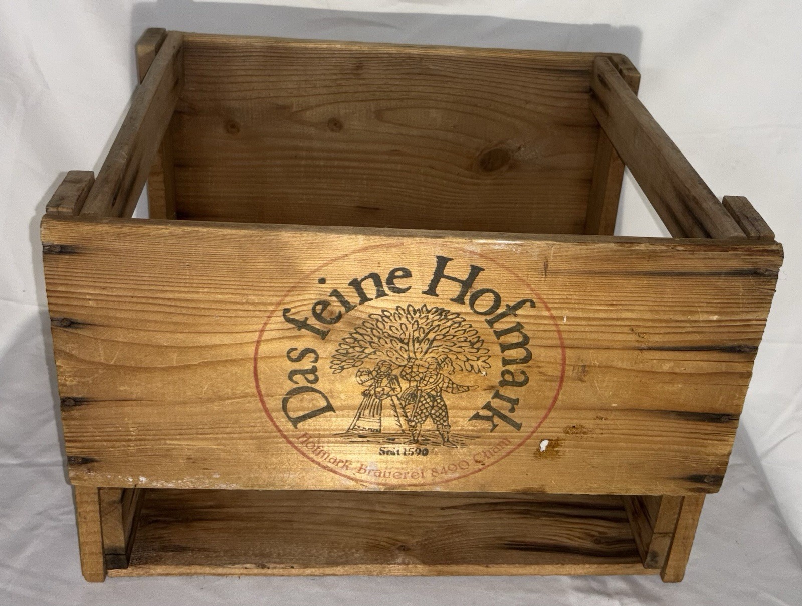 Das Feine Hofmark VINTAGE Beer Wood Crate