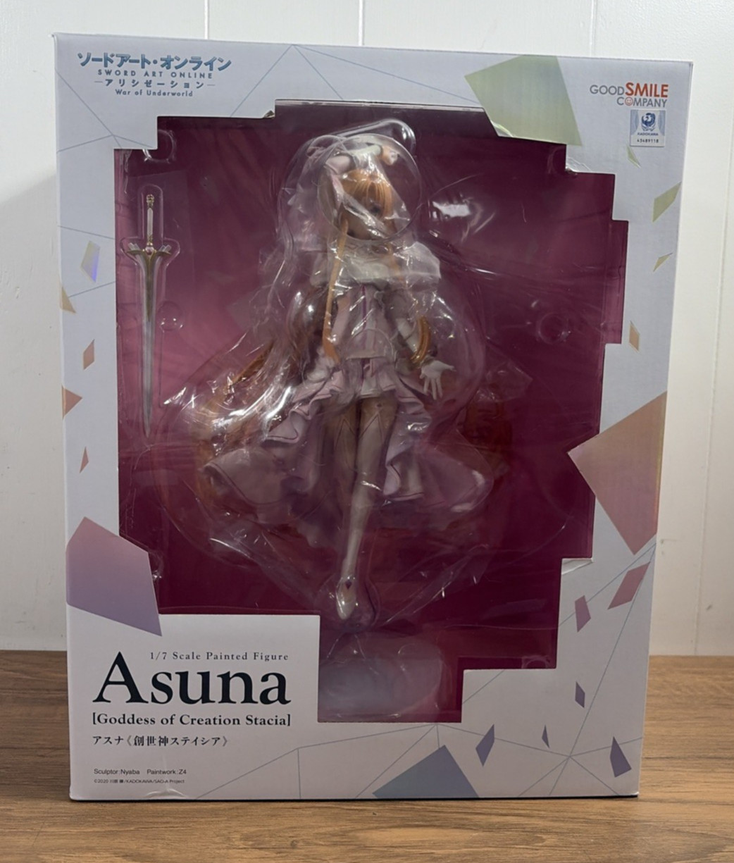 Sword Art Online SAO Asuna The Goddess of Creation Stacia 1/7 Anime Figure READ Sword Art Online SAO Asuna The Goddess of Creation Stacia 1/7 Anime Figure READ