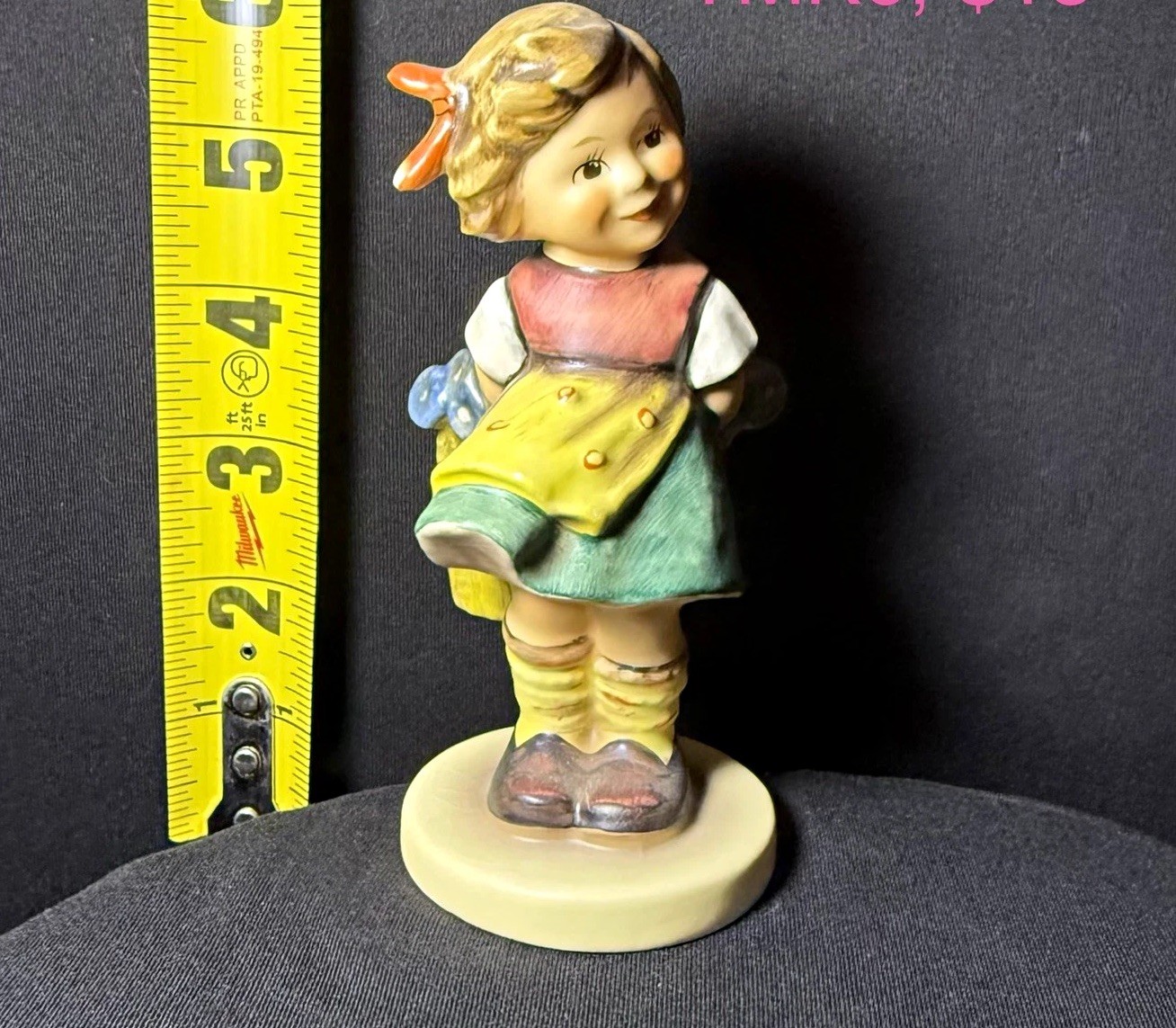 Goebel Hummel “Bashful” Porcelain Painted Girl Figurine TMK6