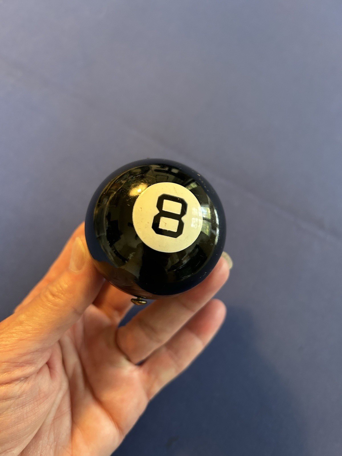 Vintage circa 40's 50's Wadsworth novelty billiard cue ball powder compact RARE Vintage circa 40's 50's Wadsworth novelty billiard cue ball powder compact RARE