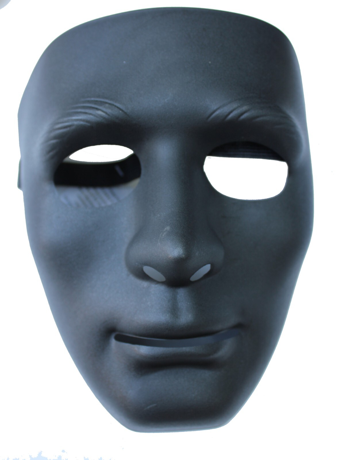 Sturdy Full Face Plastic Black Mask Costume Party Dance Crew Hip Hop Dance Opera