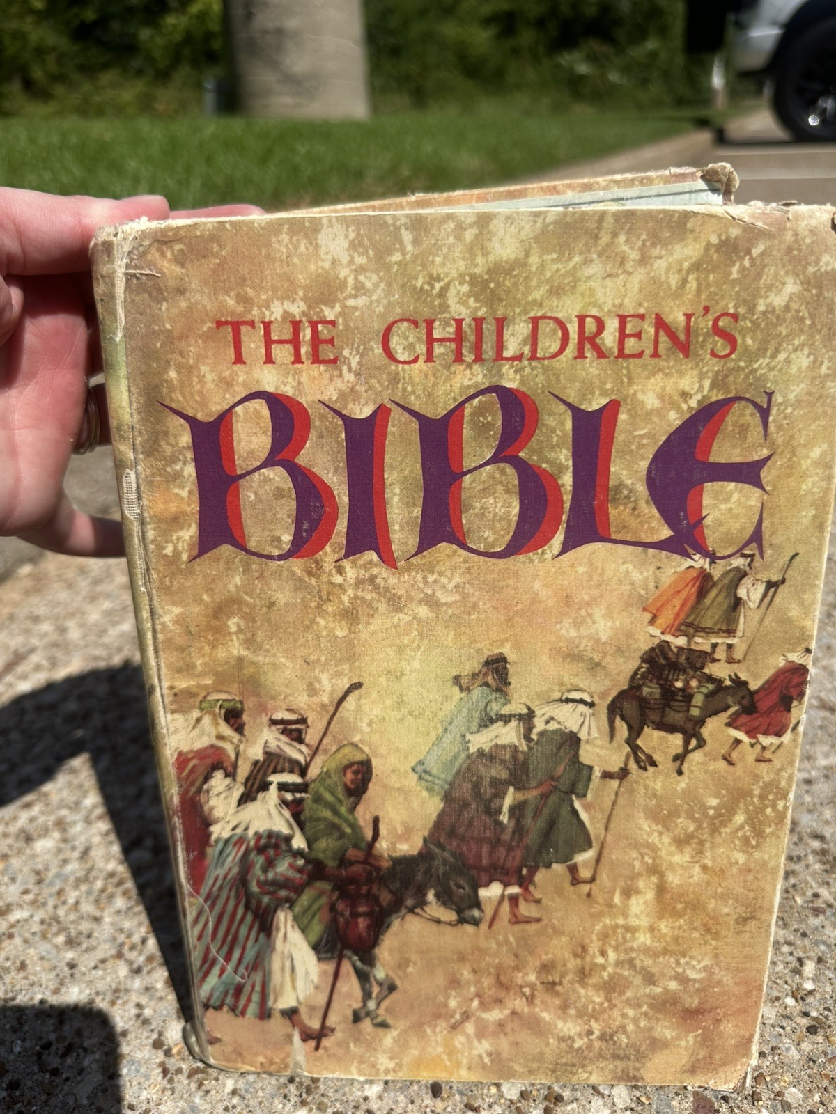 Vintage The Children's Bible Golden Press Illustrated Stories Large Hardcover Vintage The Children's Bible Golden Press Illustrated Stories Large Hardcover