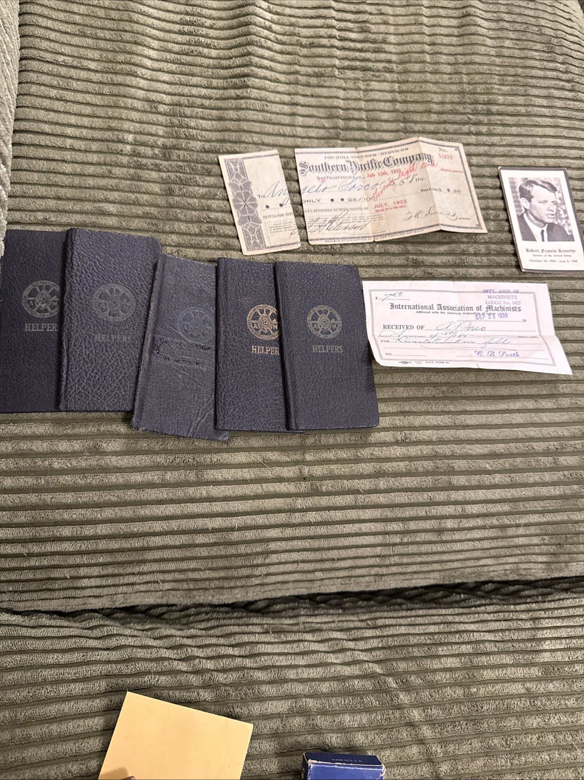 Vinatage Railroad And Union Paper Lot