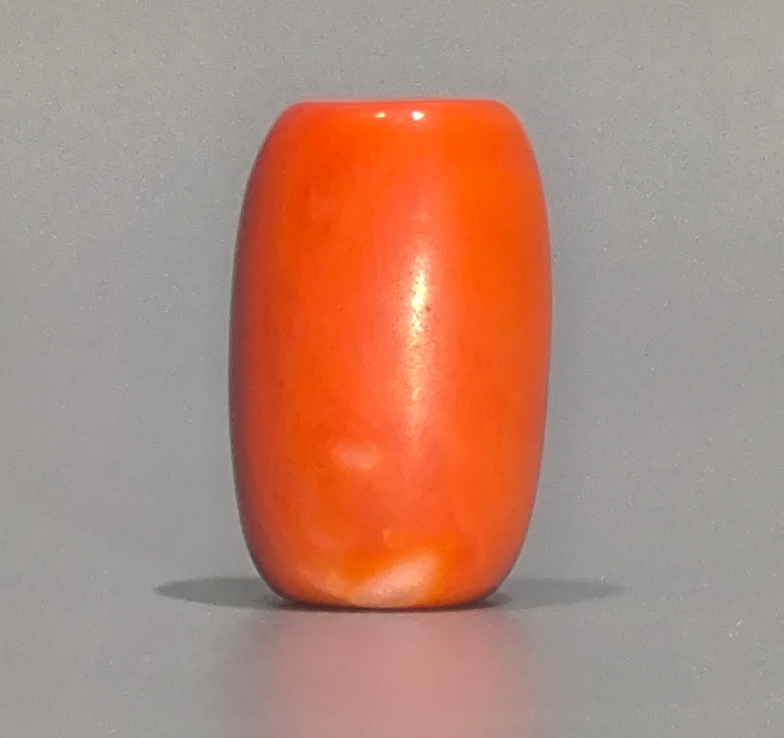 Real Nice Tibet 19th Century Old Antique Noble Buddhist Red Coral Bead Amulet