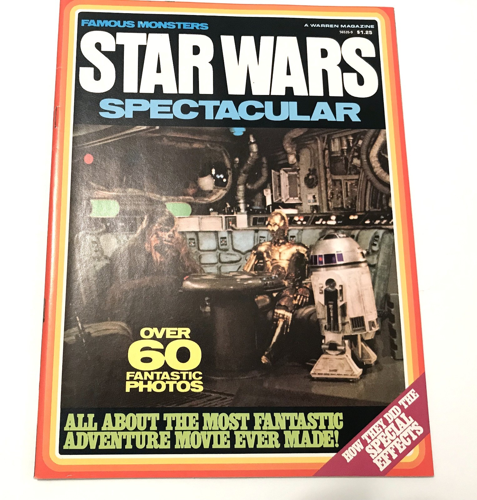 Vintage Famous Monsters 1977 Magazine Star Wars Spectacular Unread Condition