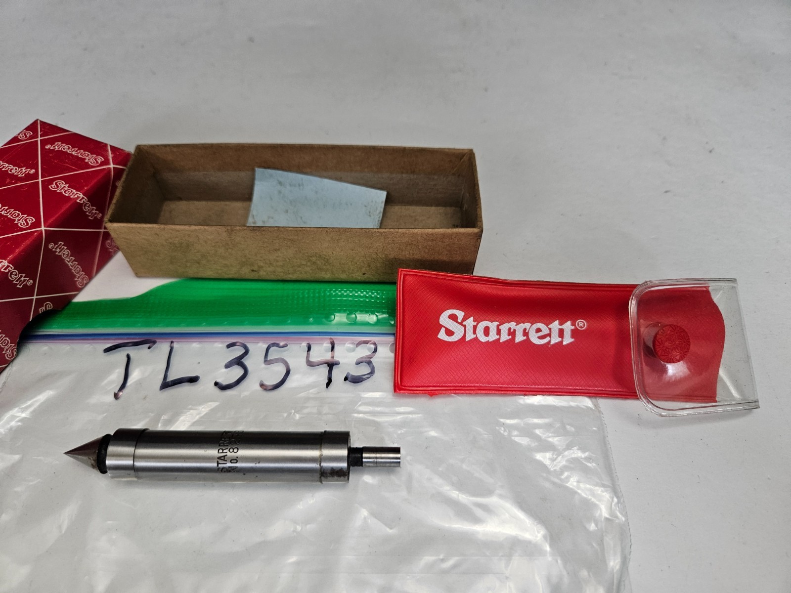 STARRETT #827B EDGE FINDER W/BOX & POUCH USA (TL3543)