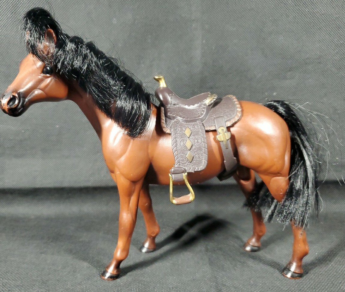 1988 Marchon Grand Champion Dark Brown Mare Horse w/ Black Hair Near Mint VTG \' 1988 Marchon Grand Champion Dark Brown Mare Horse w/ Black Hair Near Mint VTG \'