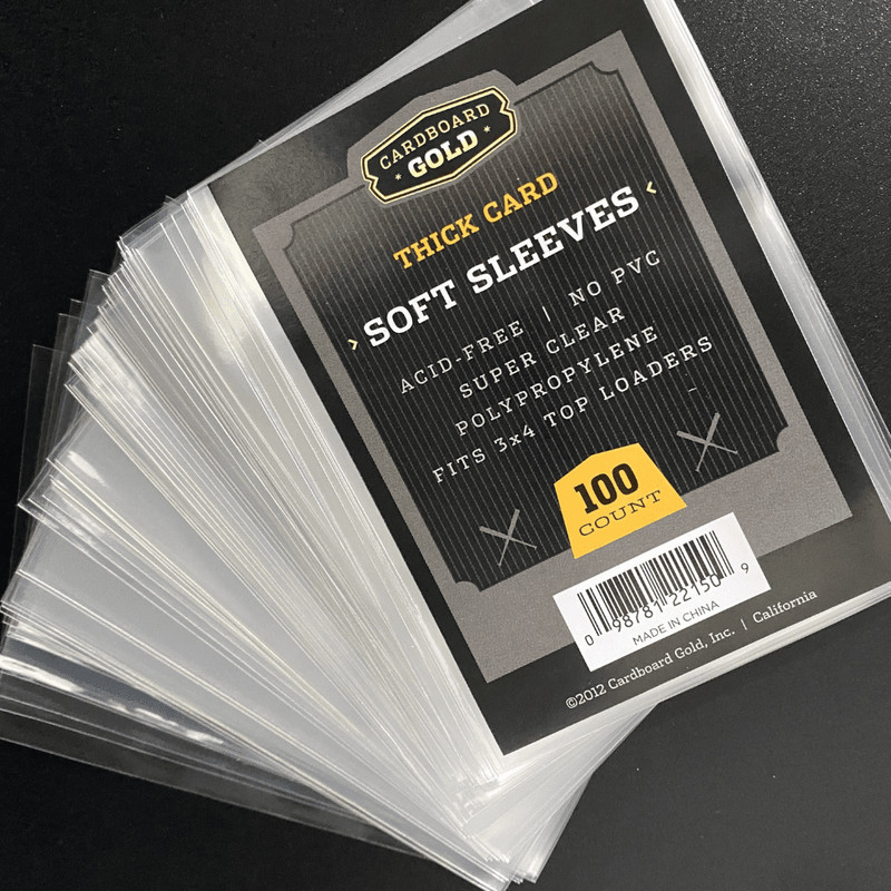 1000 Ultra CBG Pro Thick Card Soft Sleeves - 10 packs of 100ct - NEW