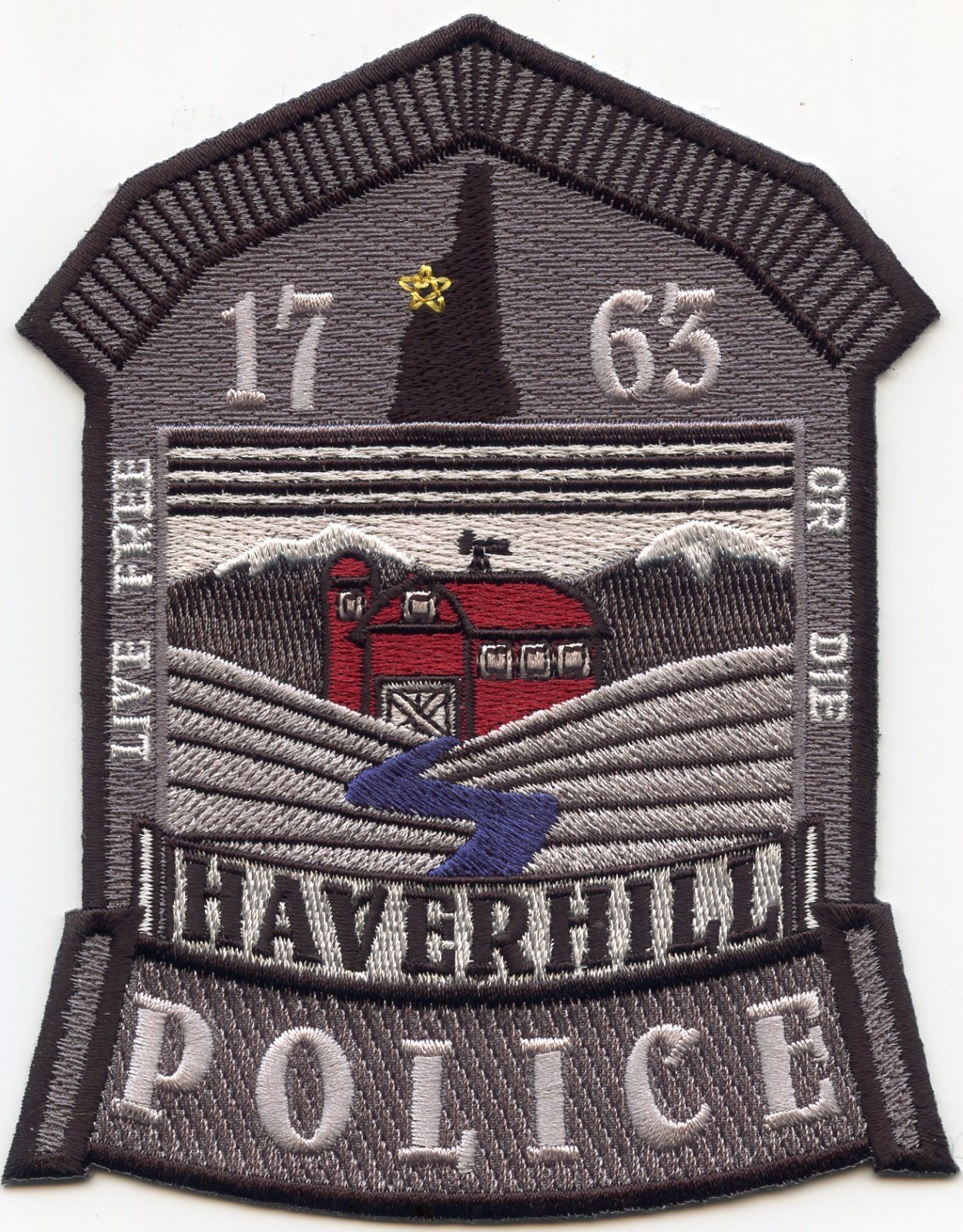 HAVERHILL NEW HAMPSHIRE POLICE Live Free or Die POLICE PATCH