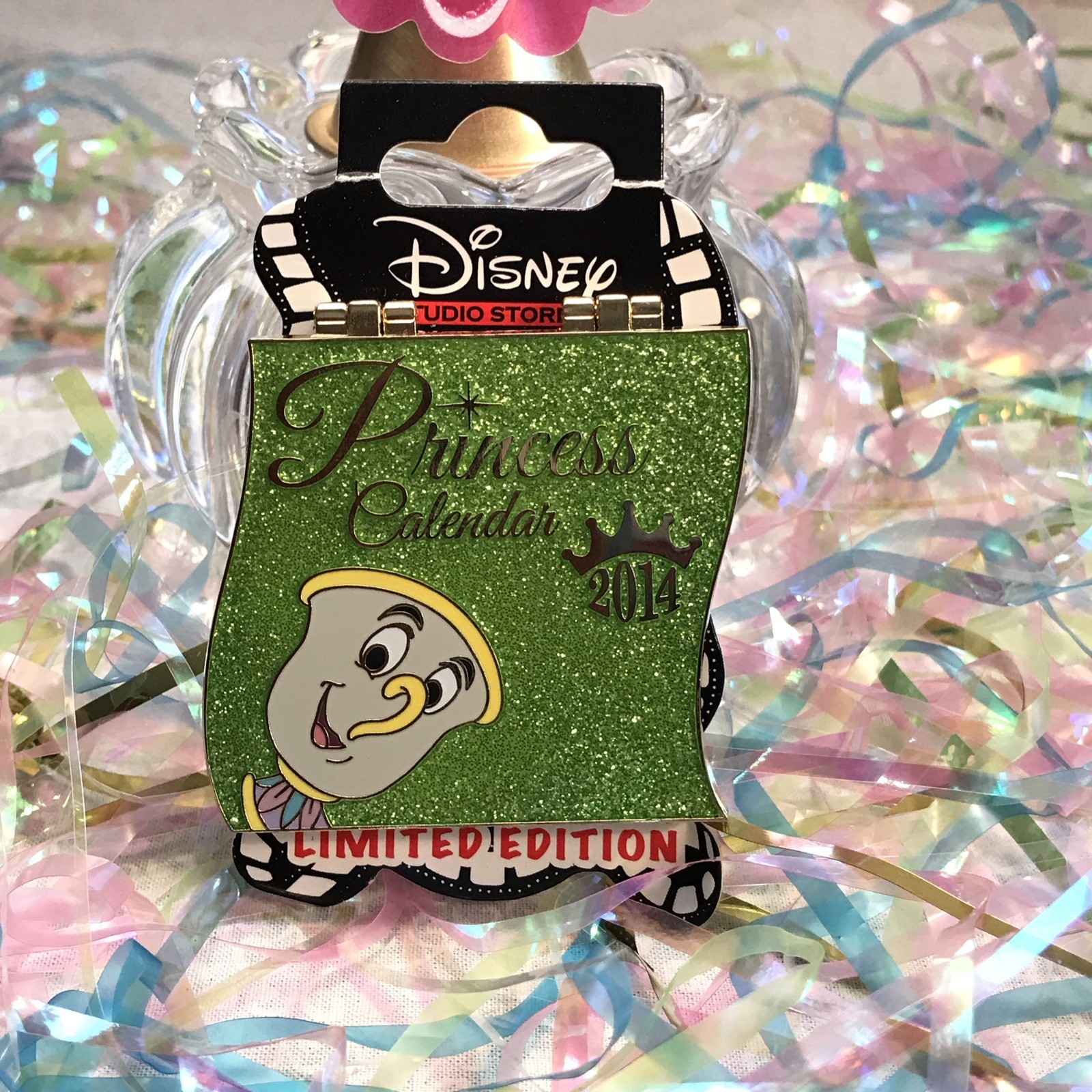 Disney DSSH Bell/Chip Potts Princess Calendar October 2014 LE 400 Hinged Pin Disney DSSH Bell/Chip Potts Princess Calendar October 2014 LE 400 Hinged Pin
