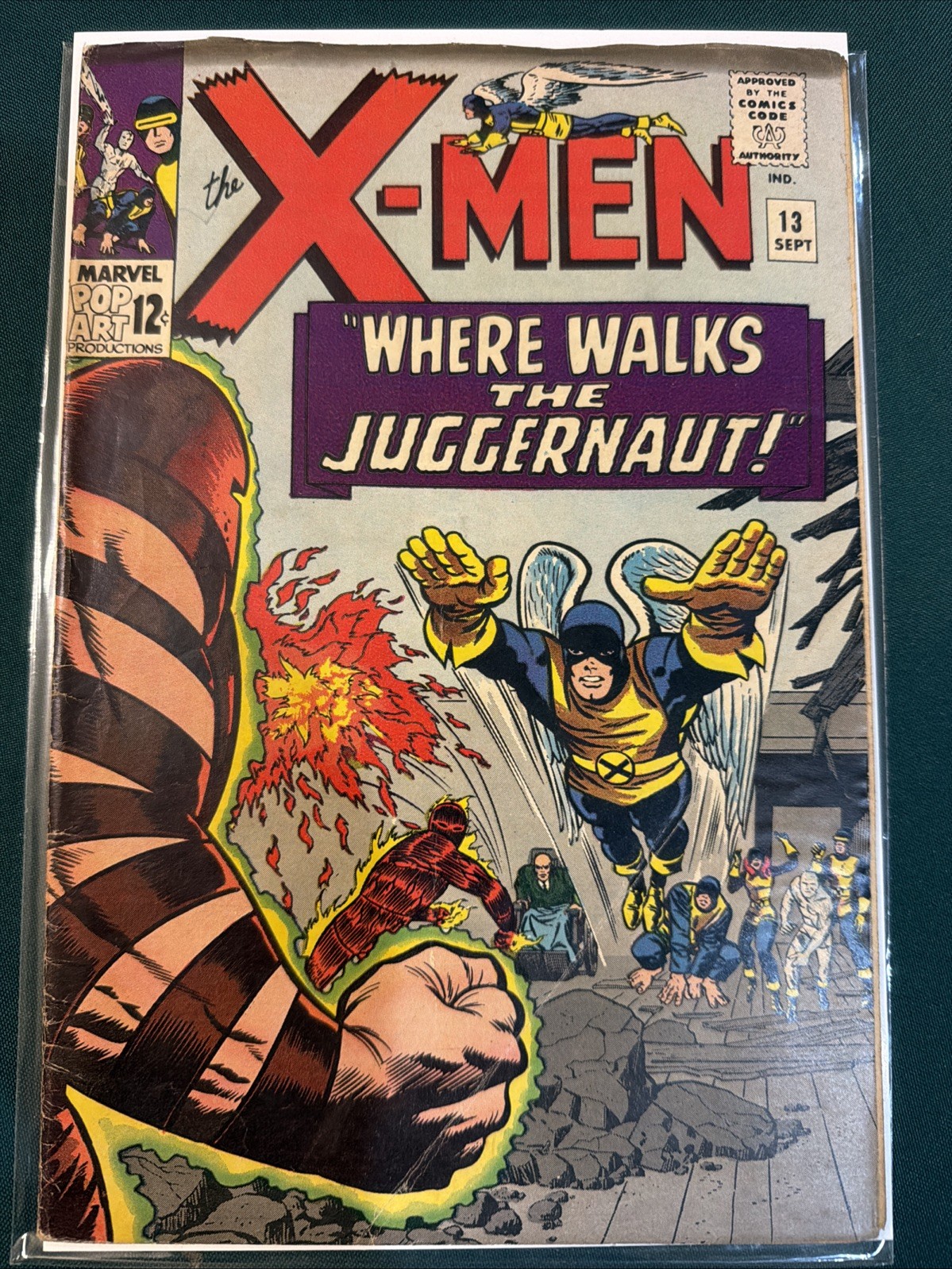 THE X-MEN #13 Sept., 1965 / 2nd AppJuggernaut Silver Age Key KIRBY Low Grade THE X-MEN #13 Sept., 1965 / 2nd AppJuggernaut Silver Age Key KIRBY Low Grade